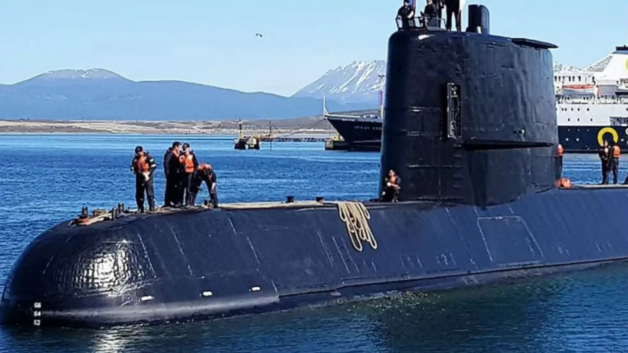 Submarino ARA San Juan en Ushuaia
