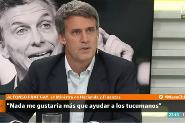 Alfonso Prat Gay, sobre su posible candidatura a gobernador: Tucumán está muy cerca de mi corazón