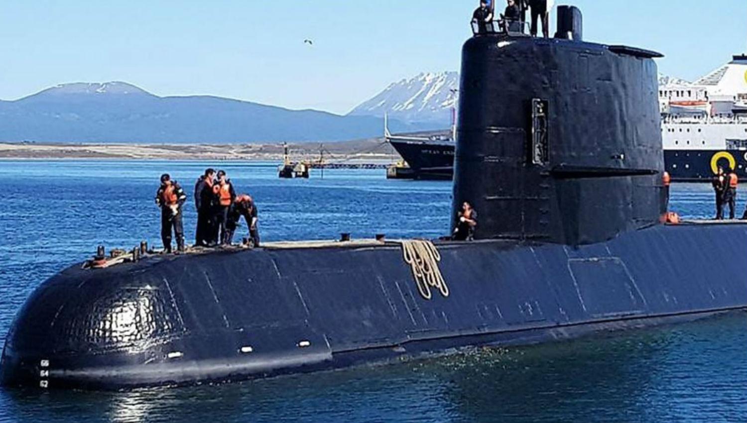 Submarino ARA San Juan en Ushuaia
