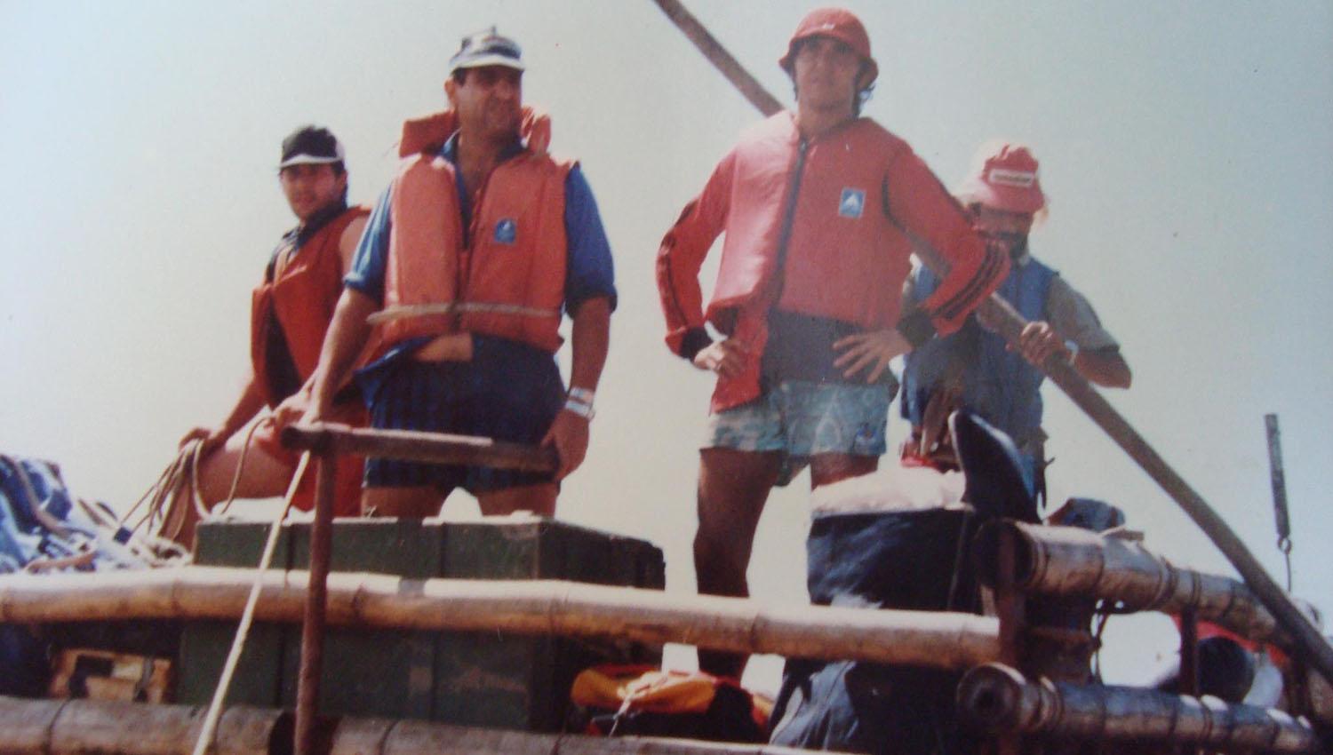 Los aventureros de 1988, en una imagen que quedó en la historia. FOTO TOMADA DE FACEBOOK