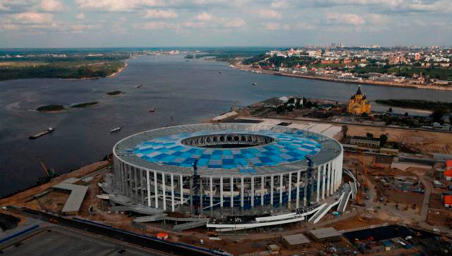 Estadio de Estadio Nizhni Novgorod, allí la Selección jugará contra Croacia.