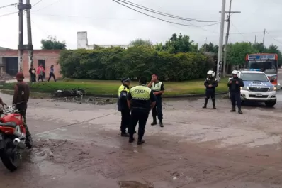 Dos motociclistas chocaron de frente en El Colmenar