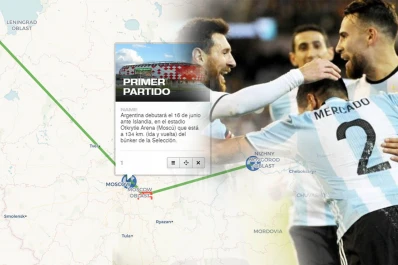 Cuántos kilómetros deberán recorrer los hinchas argentinos para seguir a la Selección durante el Mundial en Rusia