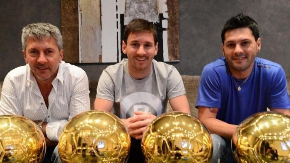 FAMILIA. Matías Messi es el hermano mayor del capitán de Barcelona.  