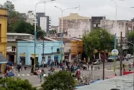 El Bajo fue un caos a causa de una protesta de vendedores ambulantes: mañana volverán