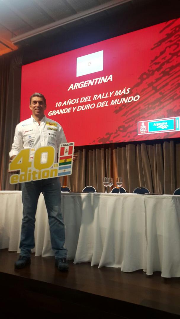 EN EL ESCENARIO. Ricardo Neme estará en la 40ª edición de la competencia. FOTO DE NEME RALLY TEAM