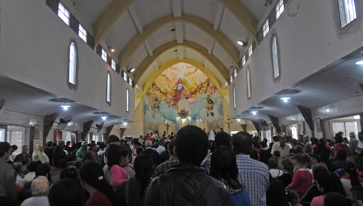 FIESTA DE LA FE. Se espera que una multitud participe de la fiesta de la Virgen. ARCHIVO LA GACETA / FOTO DE FRANCO VERA