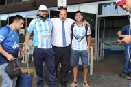 Los hinchas de Atlético comenzaron a copar Mendoza