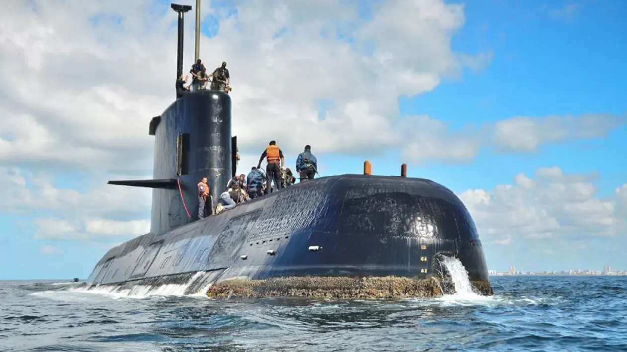 ARA SAN JUAN. El submarino desapareció hace 25 días. ARCHIVO