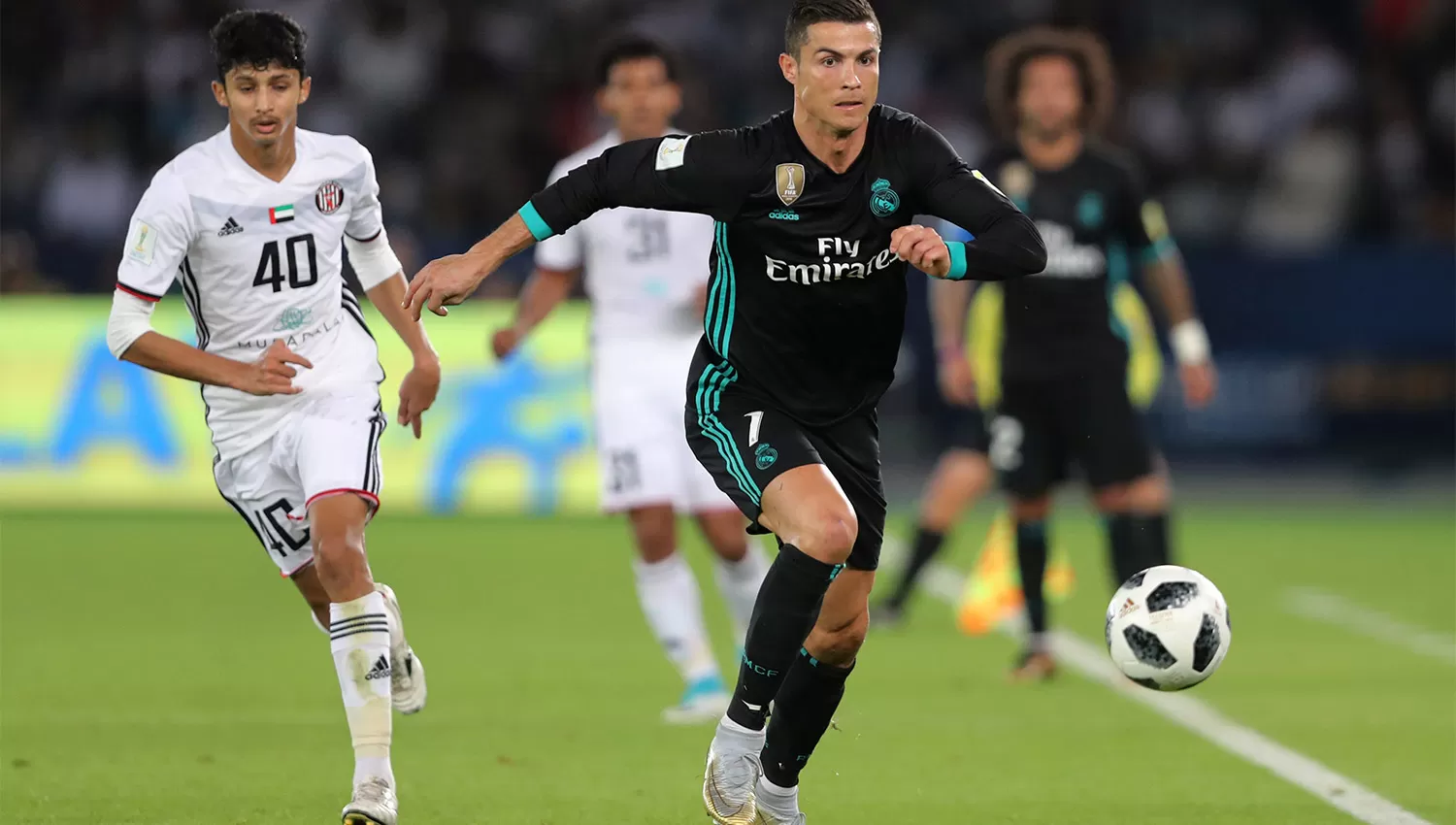 GOLEADOR. Cristiano Ronaldo anotó uno de los goles ante Al Jazira. (REUTERS)