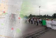 Jornada caótica: el mapa de los cortes y las protestas en Tucumán