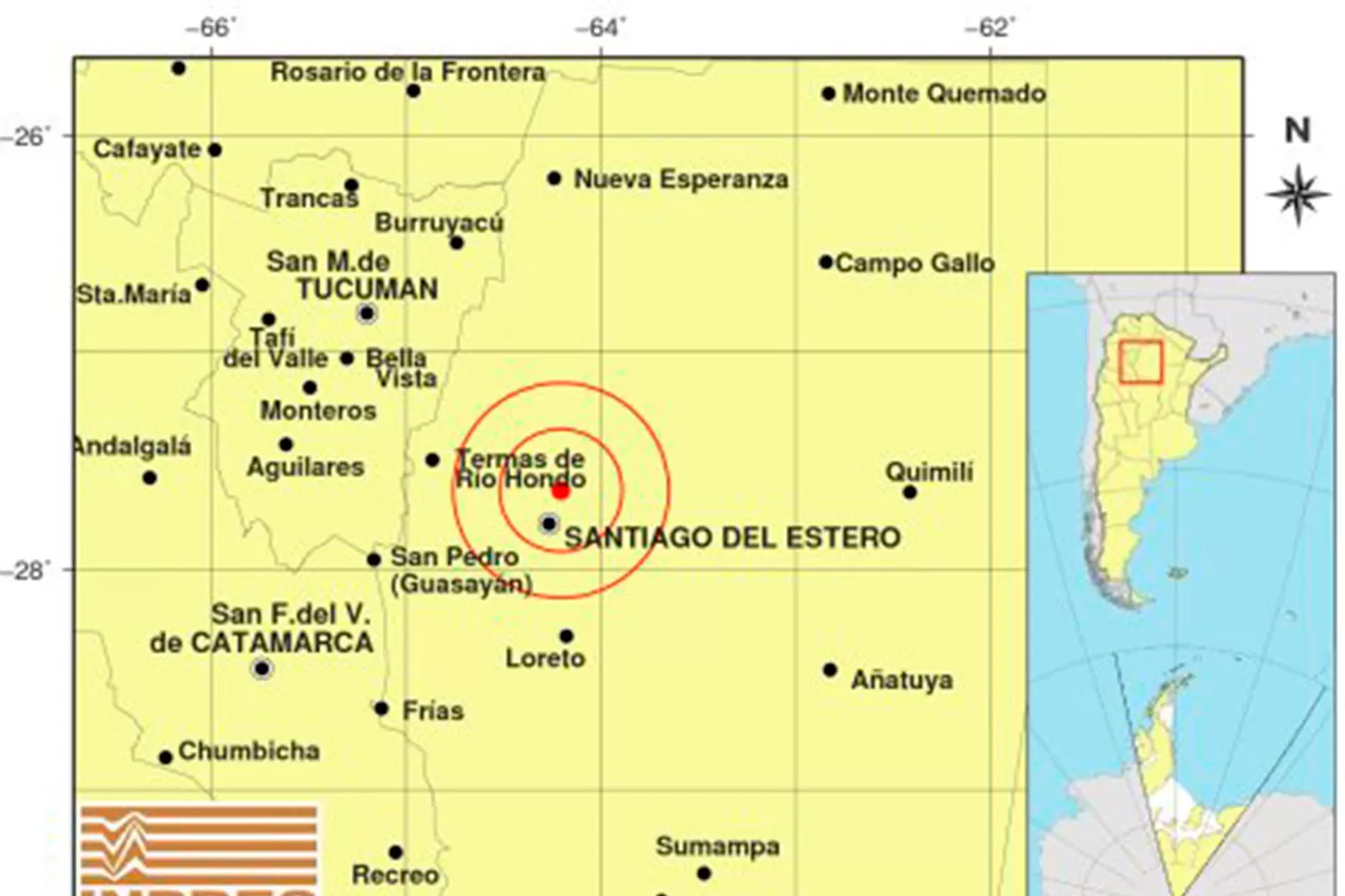 Se sintió en Tucumán un temblor que se produjo en Santiago del Estero