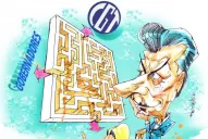 Encerrado en el laberinto del peronismo y del sindicalismo, Macri intentó salir “por arriba”