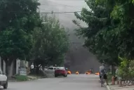 Cortaron calles para exigir que EDET les restituya el servicio tras un prolongado corte de luz