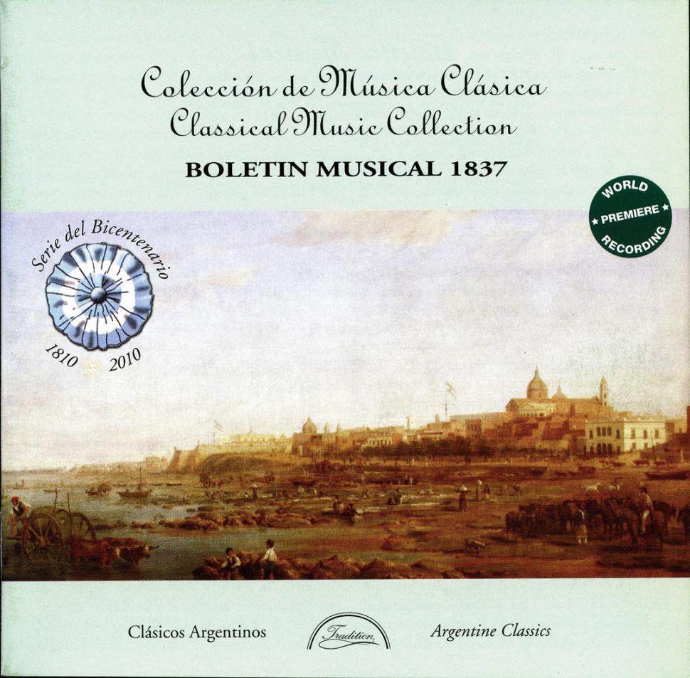 GRABACIÓN DE 2010. Portada del CD grabado en 2010, donde se incluyen composiciones históricas, entre ellas  “El paseo de San Isidro”, vals de Salustiano Zavalía.