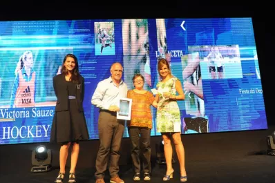 Victoria Sauze recibió un mimo al gran esfuerzo