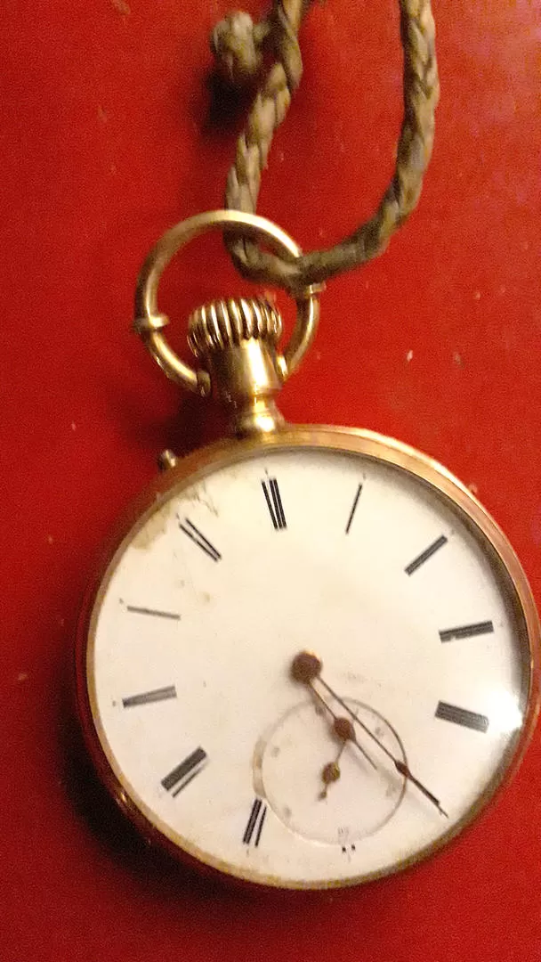 JUAN B. TERÁN. Reloj de bolsillo que perteneció al ilustre tucumano. 
