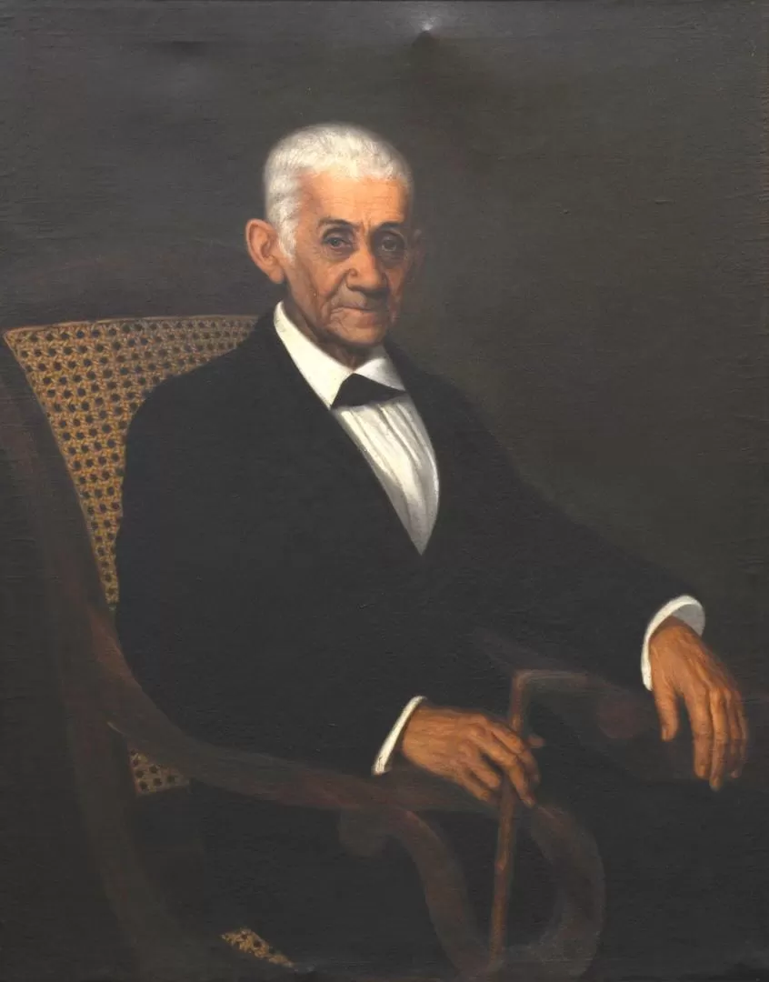 JOSÉ FRÍAS. El ex gobernador, en un retrato de Ignacio Baz. Fue el primer presidente de la Junta Municipal de 1854. 