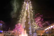 Video: Dubai saludó el Año Nuevo con espectacular show de luces