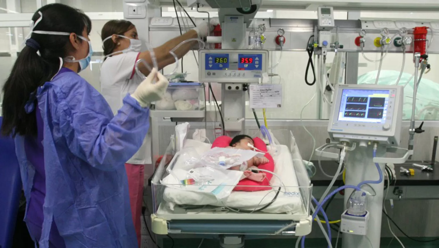 El Servicio de Neonatología de la Maternidad del Hospital Regional de Concepción. FOTO TOMADA DE MSPTUCUMAN.GOV.AR