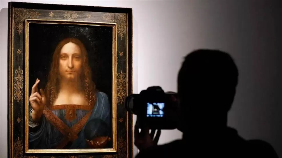 RÉCORD MUNDIAL. “Salvator mundi”, de Leonardo Da Vinci, fue vendido en U$S 450 millones en noviembre. NBC News