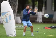 Las primeras fotos de Batalla entrenando con Atlético