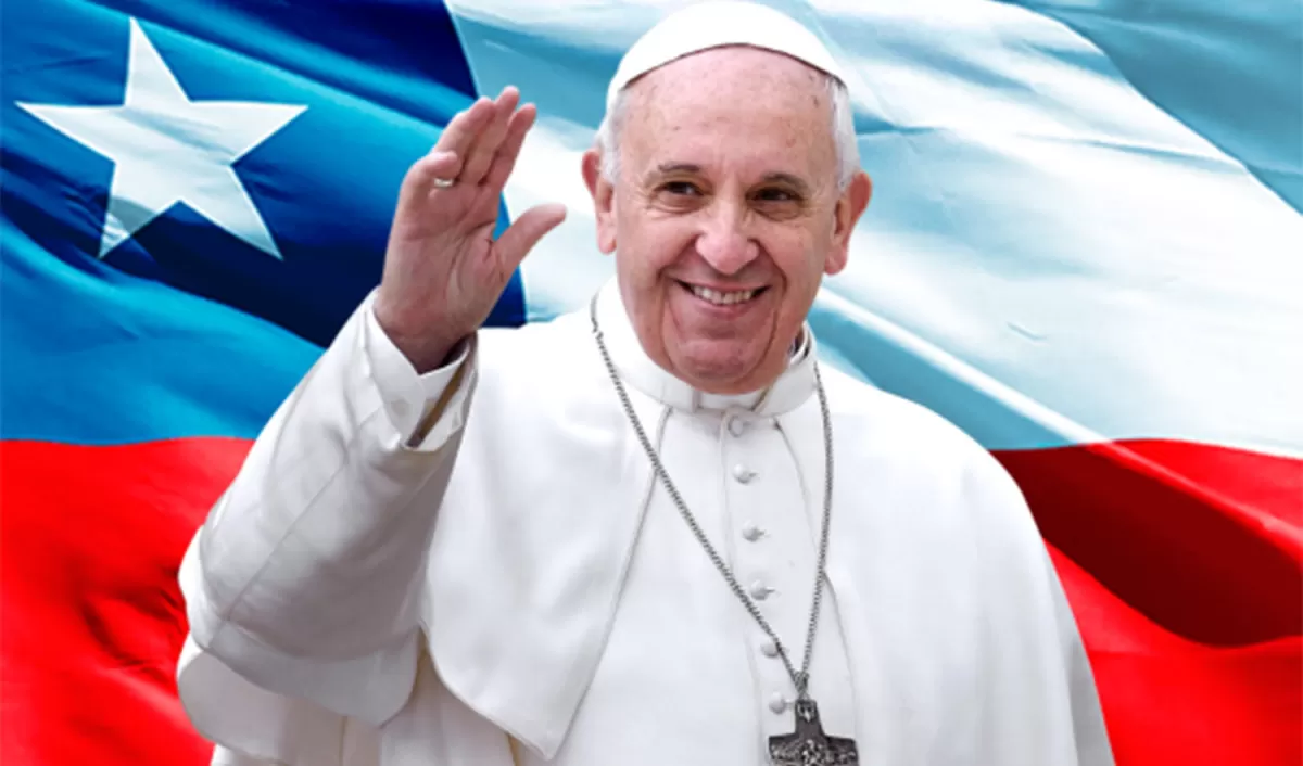 Papa Francisco en Chile. FOTO TOMADA DE IGLESIASANTIAGO.COM