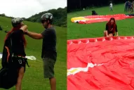 La pesadilla que vivió una actriz cuando voló en parapente: vi la muerte de muy cerca