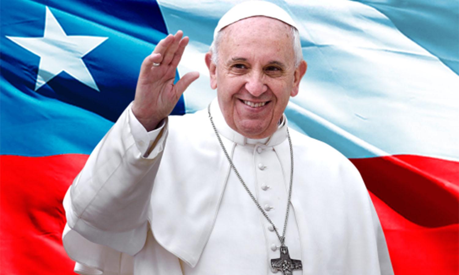 Papa Francisco en Chile. FOTO TOMADA DE IGLESIASANTIAGO.COM