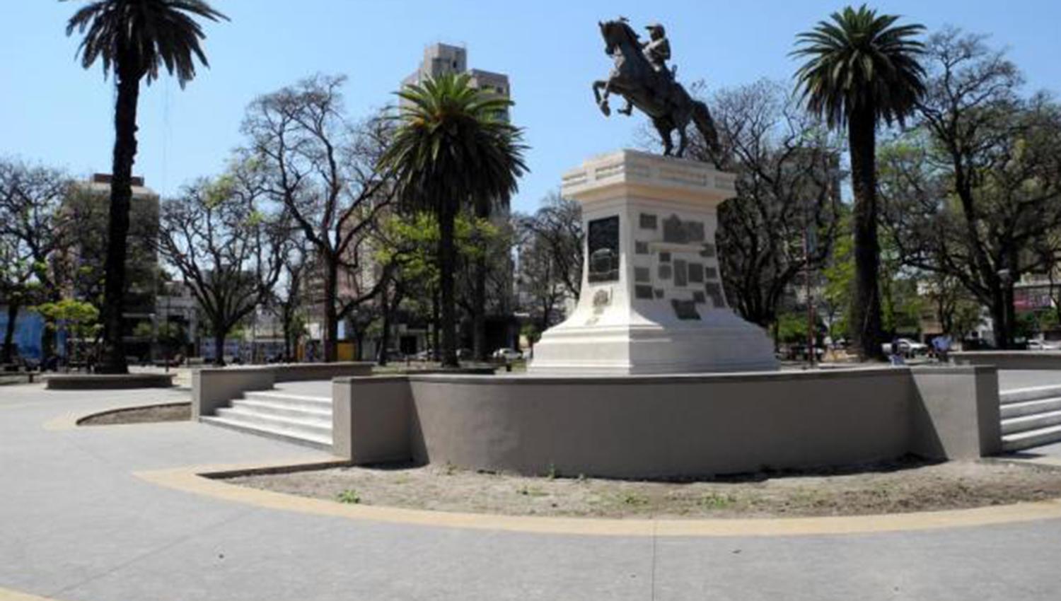 Plaza San Martín. LA GACETA/ ARCHIVO.