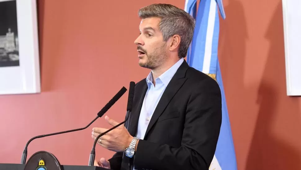 OPTIMISTA. Peña reconoció que la inflación núcleo está en claro sendero a la baja, pero que aún falta mucho. telam
