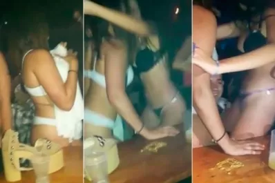Revelan un video en el que chicas se desnudan a cambio de tragos en un boliche de Necochea