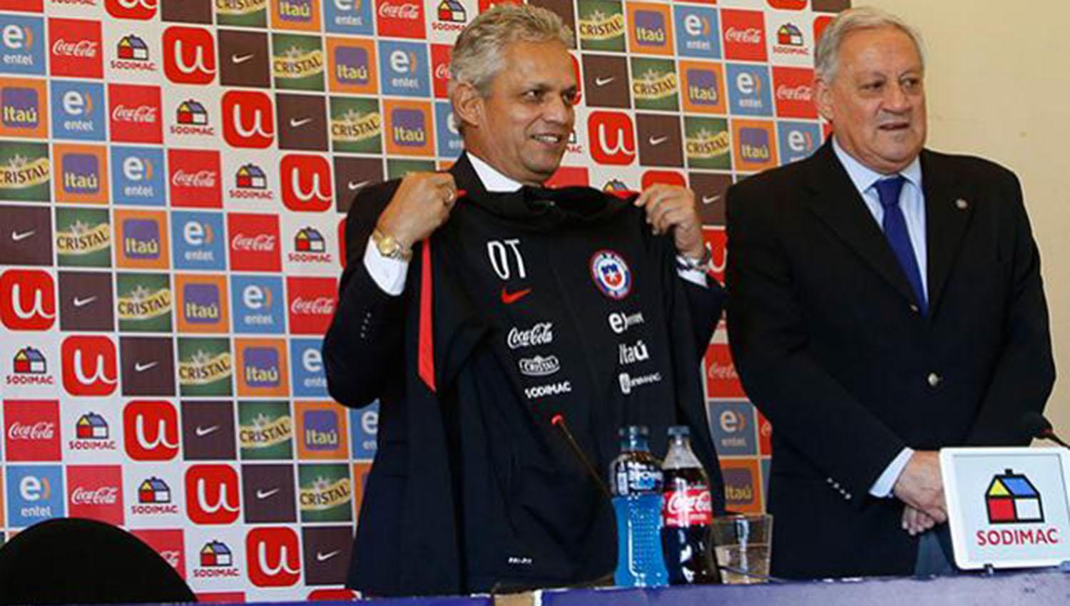 Reinaldo Rueda fue presentado como nuevo entrenador de la selección chilena de fútbol. FOTO TOMADA DE TYCSPORTS.COM