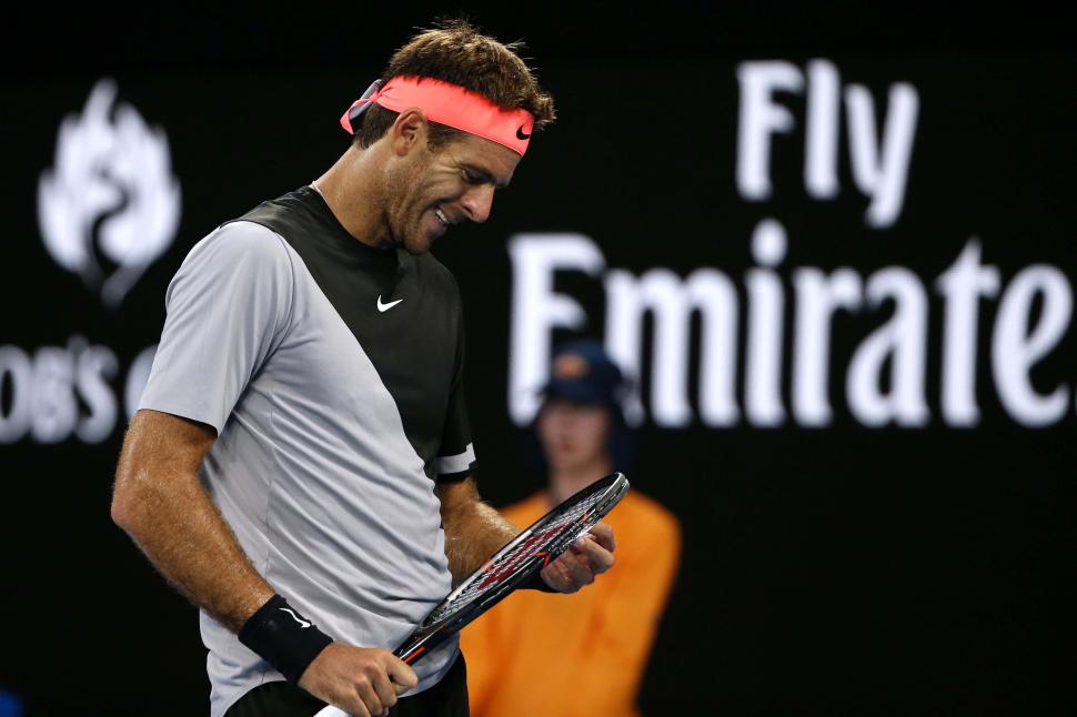 Del Potro se despidió del Abierto de Australia y queda sólo un argentino en carrera