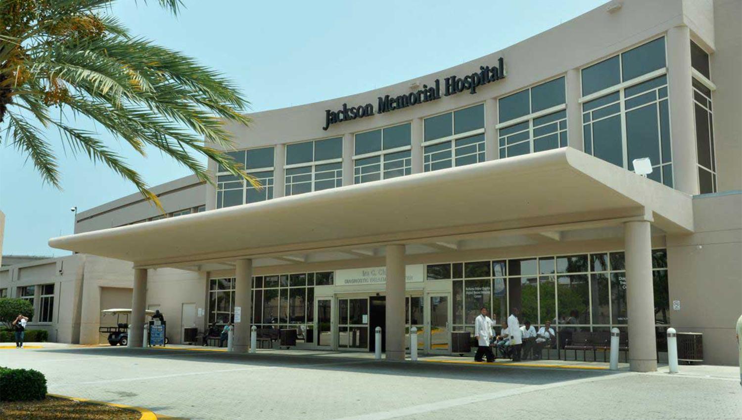 Hospital Jackson Memorial. Imagen sacada de Miamitodaynews.com