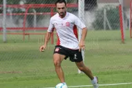 Emiliano Albín entrenó por primera vez en San Martín