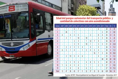 Sólo el 30% de los colectivos de la capital tiene aire acondicionado, según un informe municipal