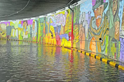 La primera gran tormenta de 2018 dejó un tendal de anegamientos
