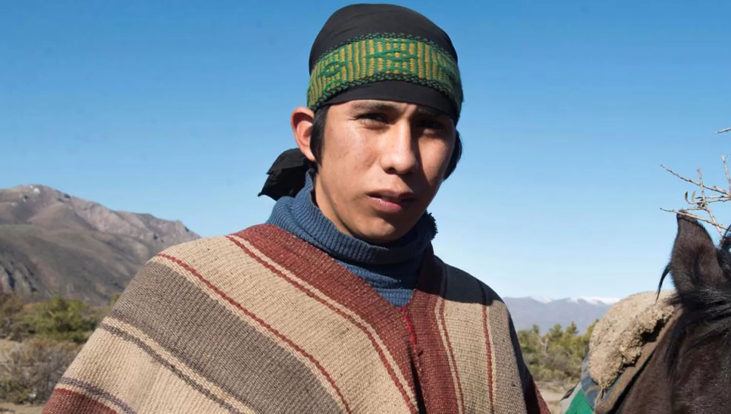 MATÍAS SANTANA. Uno de los mapuches denunciado por falso testimonio. FOTO TOMADA DE LA VOZ