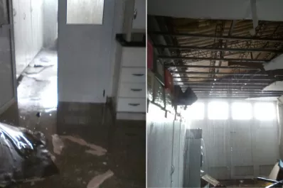 Video: se desplomó el cielorraso de la policlínica de Villa Angelina