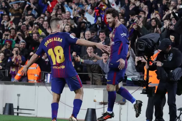 Con un gol de Messi, Barcelona avanzó a semifinales