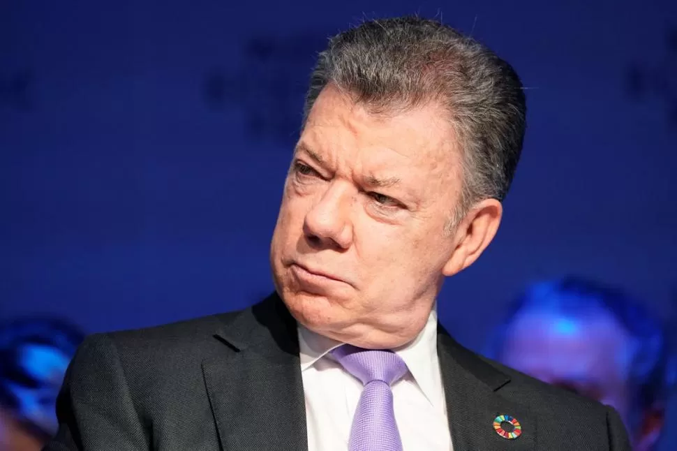 CATEGÓRICO. Santos dijo que su postura es la del Grupo de Lima. reuters