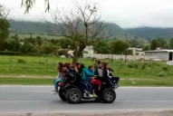 Impactante: el “cuatri” que violó todas las normas en Tafí del Valle