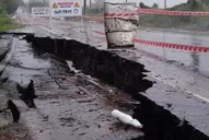 Posición oficial de Tafí Viejo sobre los daños en la obra de la avenida Constitución: no era la solución definitiva