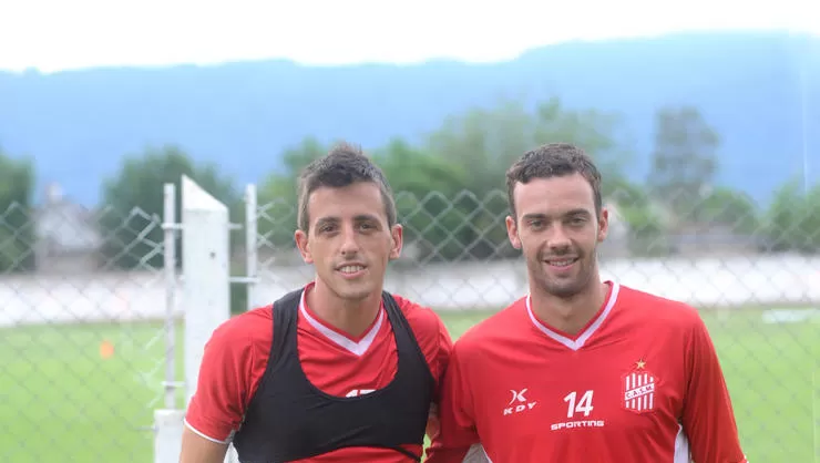 BUENA ONDA. Bossio y Altuna se conocen desde chicos y comparten el puesto. Sin embargo, se apoyan mutuamente. LA GACETA / FOTO DE Antonio Ferroni