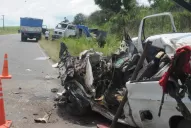 Rutas trágicas: un muerto y cinco heridos en un choque frontal camino a El Timbó