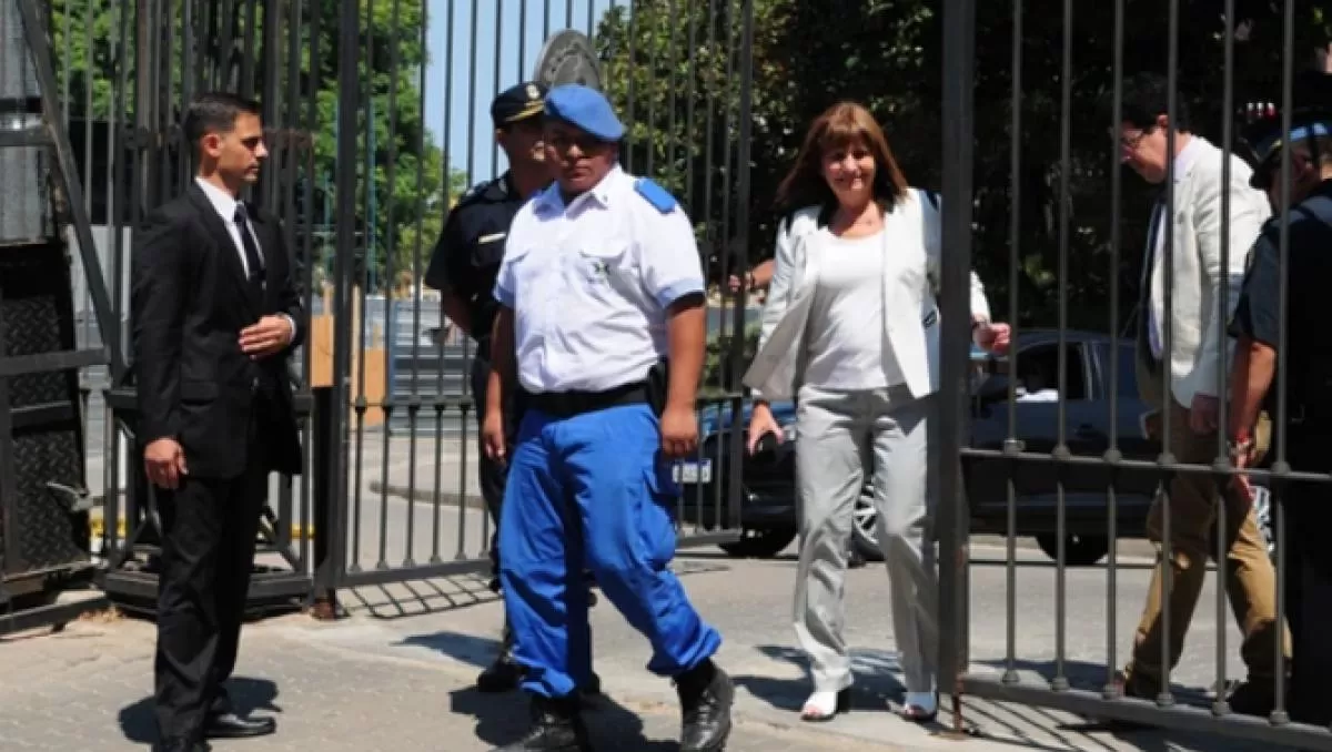 CON BULLRICH. Chocobar fue recibido la semana pasada por Macri en la Casa Rosada. FOTO ARCHIVO