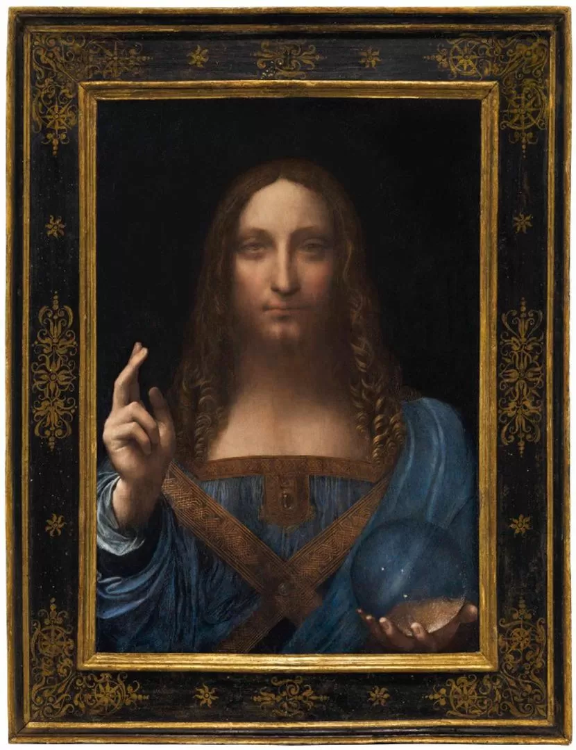 “SALVADOR MUNDI”. La obra de Da Vinci batió todos los récords.   