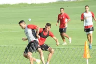 San Martín: Bossio sufrió un duro golpe en la práctica pero fue sólo un susto