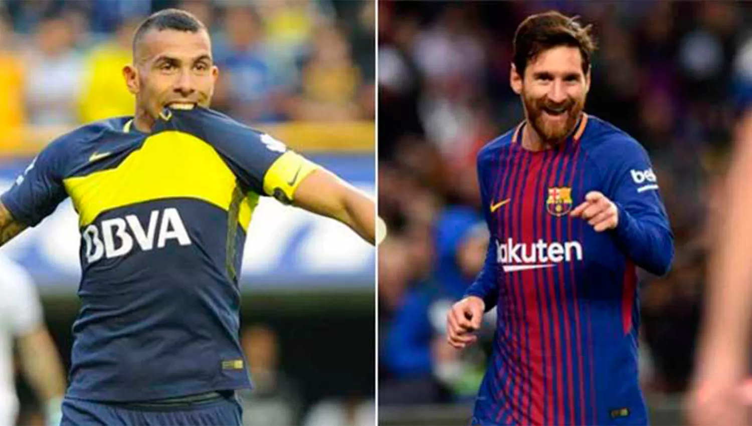 FRENTE A FRENTE. Tevez  y Messi se verán las caras en agosto.